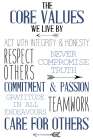Core Values Art Print