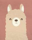 Llama Love 1 Art Print