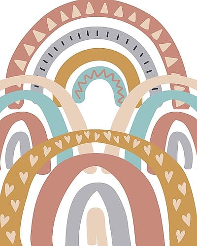 Follow the Rainbow 2 Art Print