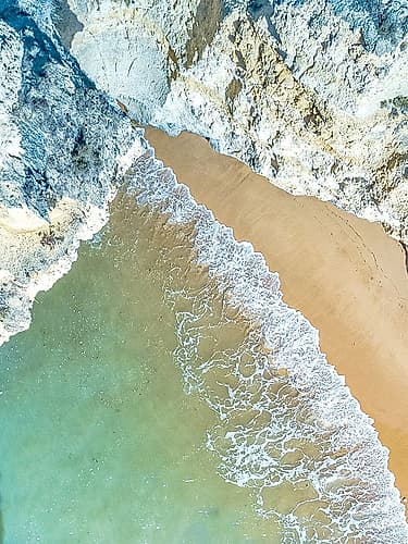 From Above Coastal Print