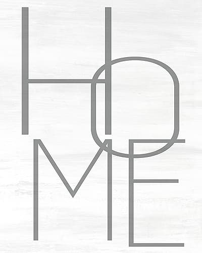 HOME Inspirational Print