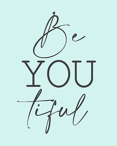 Minty 1 Inspirational Print