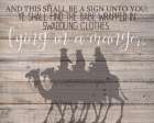 Lying in a Manger Art Print