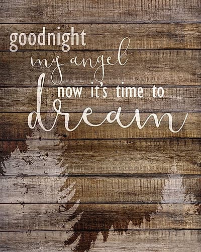 Goodnight Angel 1 Art Print