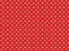 Red Snowflakes Art Print