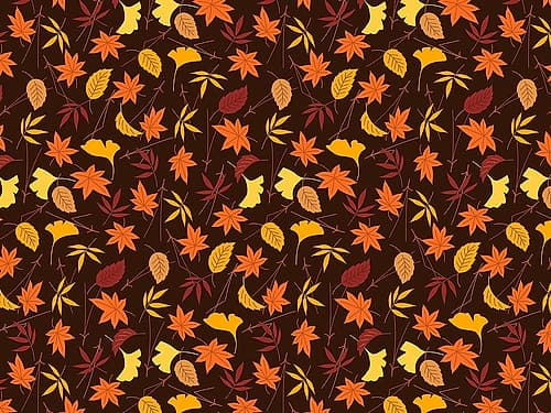 Falling Leaves Food Print