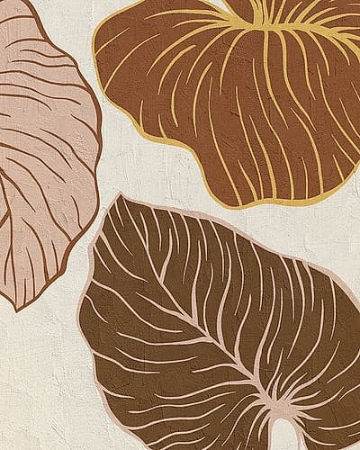 Warm Palms 1 Nature Print