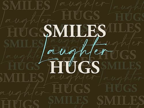 Smiles Inspirational Print