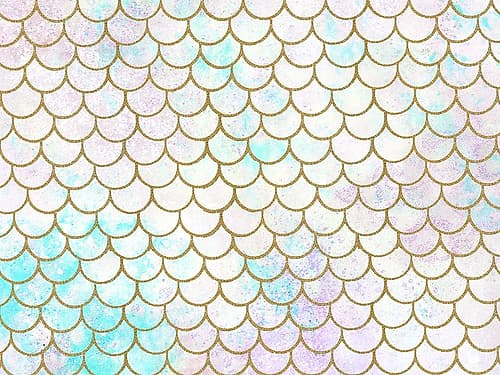 Mermaid Scales Kids Print