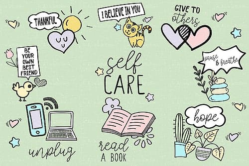 Self Care Whimsical Print