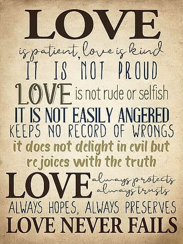 Love Is Inspirational Print