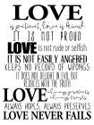 Love Is BW Art Print