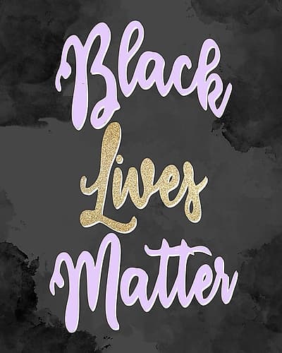 BLM 2 Symbols Print