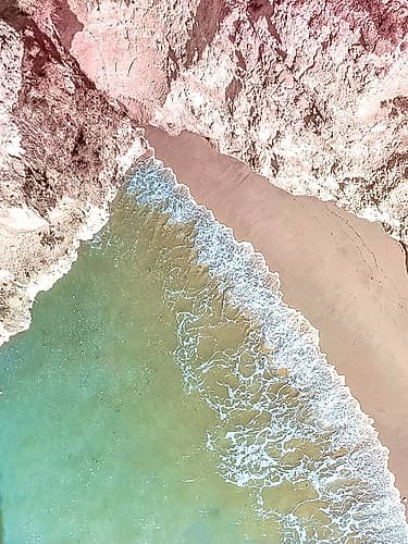 Beach Cliffs Coastal Print