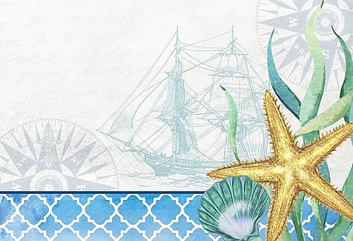 Bayside 5 Coastal Print