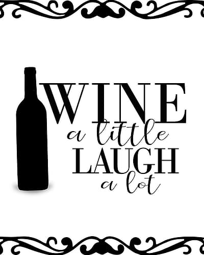Wine a Little Spirits Print