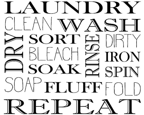 Repeat Laundry Horizontal Leisure Print