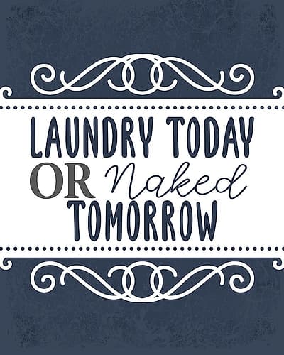 Laundry Today 1 Leisure Print
