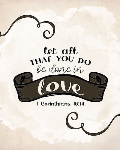 Let All Inspirational Print