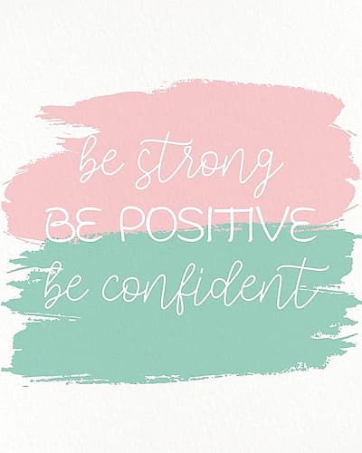 Be Strong 1 Inspirational Print