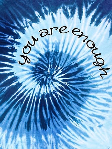 Enough Word Art Print