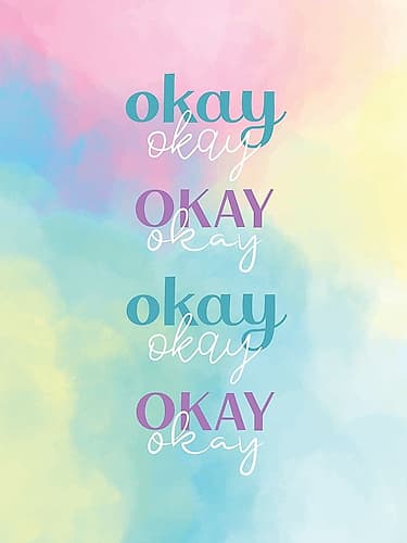 Okay Art Print