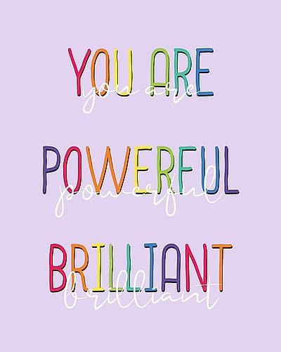 You Are 1 Kids Print