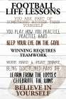 Football Life Art Print