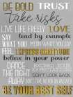 Be Bold 1 Art Print