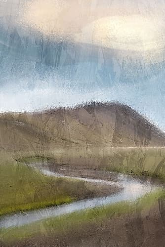 Stream Landscape Print