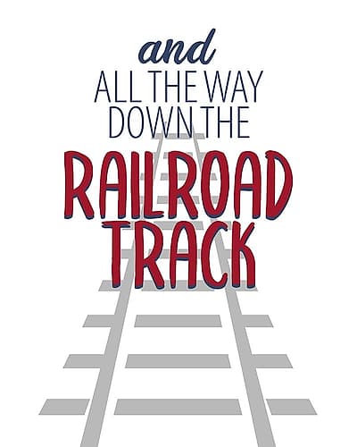 Railroad Track 3 Art Print