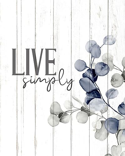 Enjoy and Live 2 Inspirational Print