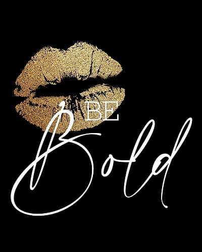 Bold Lips Fashion Print