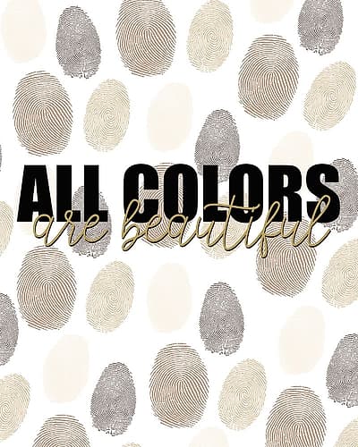 All Colors Inspirational Print