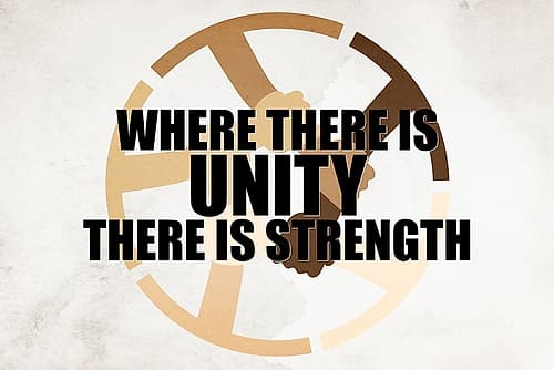 There is Strength Inspirational Print