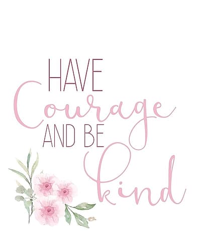 Courage Art Print