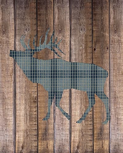 Elk Woods Art Print