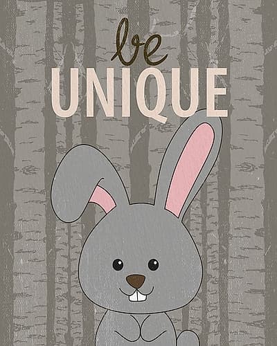 Be Unique Kids Print