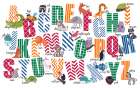 ABCs Animals V2 Art Print