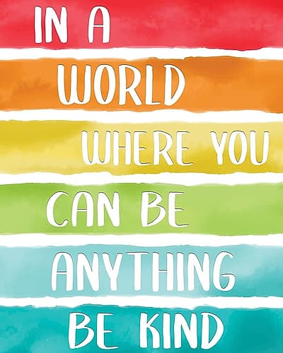 In A World Rainbow Art Print