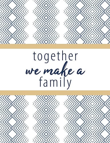 Together We Make V2 Inspirational Print