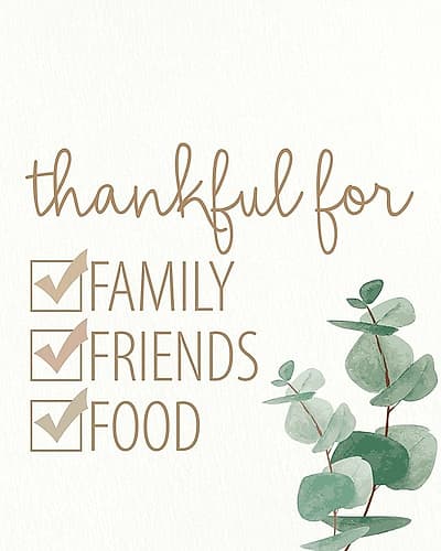 Thankful For Art Print