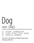 Dog Noun Art Print