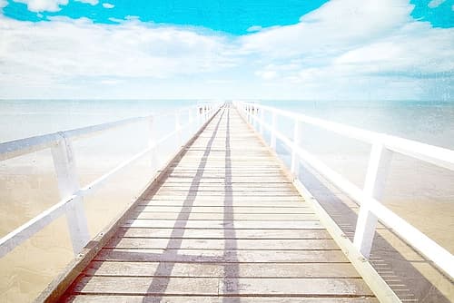 Pier Coastal Print