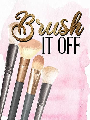 Brush it Off 1 Fashion Print