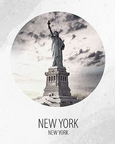 New York New York Landscape Print