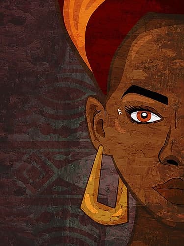 Her Gaze 2 Art Print