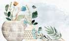 Flower Vases 1 Art Print