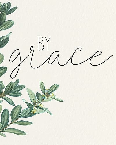 By Grace Signs Print