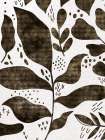 Dyed Dark Leaves 1 Art Print